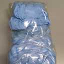 12 Pack Baby Blue Cheesecloth Table Runner 17x108 Inch Semi Sheer Boho Gauze Cheese Cloth Fabric Table Runners, for Wedding Party Baby Shower Birthday Home Decor Garden Farmhouse