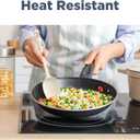 5 Pieces Silicone Spatula Set, Food Grade Rubber Spatula, Upgrade Strong Handle with Ergonomic Grip, Heat Resistant Up to 600F for Nonstick Cookware, Cooking (Pastel Colors)