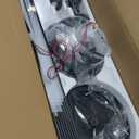 ZMISHIBO Ventilador de techo de 72 pulgadas sin luz con control remoto, motor silencioso de CC reversible de 8 aspas, 6 velocidades, temporizador, acabado negro, ventiladores de techo para interiores