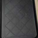 All-Weather Boot Tray - Water-Resistant Plastic Mud Pan, Pet Food Tray, and Outdoor or Indoor Shoe Mat for Entryway by Stalwart (Black)