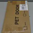 Dog Gate - 18"-45" Adjustable Extra Wide Metal Baby Gate to Step Over, 10" Tall Small Pet Gate with 3 Extension Kits, Pressure Mounted for Doorways & Stairs (White)