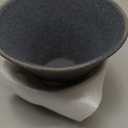 Ceramic Reusable Coffee Filter Dripper Paperless Sustinable Mt. Fuji Made in Japan (Black)