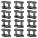 2 x 12 Pcs #35 Master Link for Bicycle Chain, Chain Master Link, Bike Chain Link Connector for Motorcycles Bicycles Mini Bikes