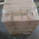 Dining Chairs with Arms, Upholstered Fabric Dining Room Chairs with Solid Wood Legs, Accent Armchair for Kitchen Dining Living Room, Beige