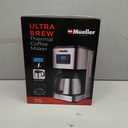 Mueller Ultra Brew Thermal Coffee Maker, 8 cup (34oz) Carafe, Keep Warm, Auto Shut-Off, LCD Display Coffee Machine, Programmable, Delay Brew Function, Stainless Steel