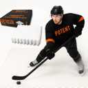 Potent Skateable Synthetic Ice Hockey Tiles (10 pcs per Box, 21.6 SQFT), 18"x18" inch