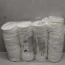 100 Count Paper Lids for Belinlen 5oz/6oz/8oz/12oz/16oz Paper Ice Cream Cups, Hot/Cold Soup Cupss Lids