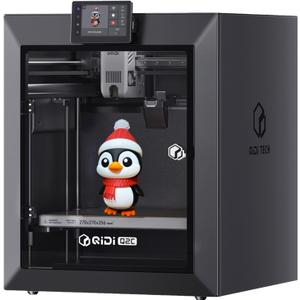 QIDI Q2C 3D Printer, Enclosed FDM with New Generation Leveling Sensor for Full Auto Leveling, 600mm/s High Speed, 270x270x256mm Build Volume, 370 Bimetal Hotend Unlock PPS-CF, from Beginner to Expert