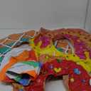 90shine 7PCS Donut Pool Floats: Doughnut Swimming Rings with 13.5" Beach Balls - Inflatable Tubes Floaties Toys for Kids Adults