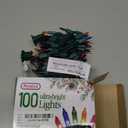 HISHINY Christmas Lights 100 Count Multicolor Christmas Tree String Lights with Green Wire for Outdoor Indoor Christmas Decorations Wedding Decorations Valentines Day Decor,UL Certified (21feet) (21ft)