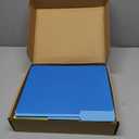 SUNEE File Folders Letter Size Pastel Colors, 100 Pack Manilla Folders 8.5 x 11 1/3-Cut Tabs, Colored File Folders Office Home School for Documents Files Paper
