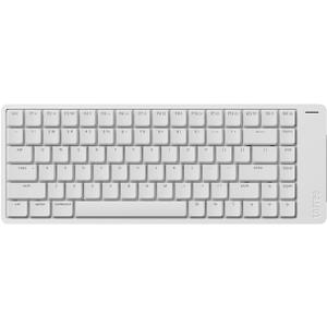 LOFREE Flow2 Low-Profile Mechanical Keyboard, Aluminum Alloy with Surfer Linear Switches, Rechargeable Wireless Keyboards with 3 Mode Connections for Windows, macOS (Silver, 84 Keys)
