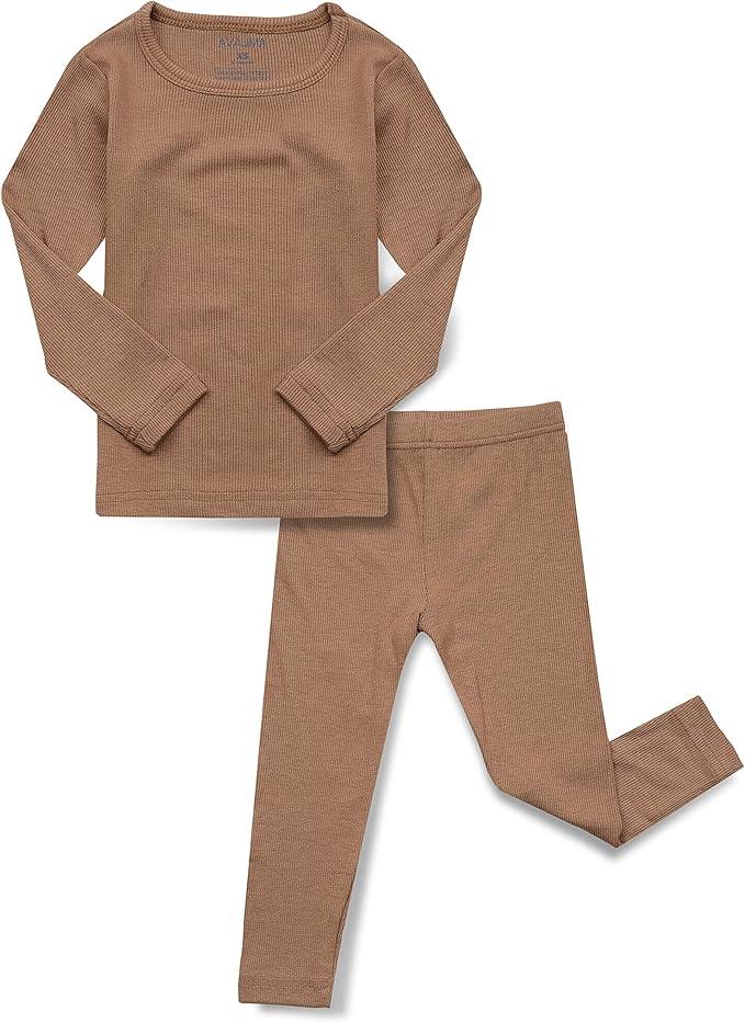 AVAUMA Baby Boys Girls Pajama Set Kids Toddler Snug fit Ribbed Sleepwear pjs for Daily Life Style 6