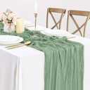 Pack Cheesecloth Table Runner Shades Of Green Cheese Cloths Table Runner, 3 Pack