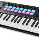 Donner STARRYKEY-37 PLAY MIDI Keyboard Controller, 37 Key Portable MIDI Controller with 128 Build-in Voices, 16 Drum Pads, Arpeggio, Sequencer, USB/Wireless Connection, 4 DAW Software & 40 Courses