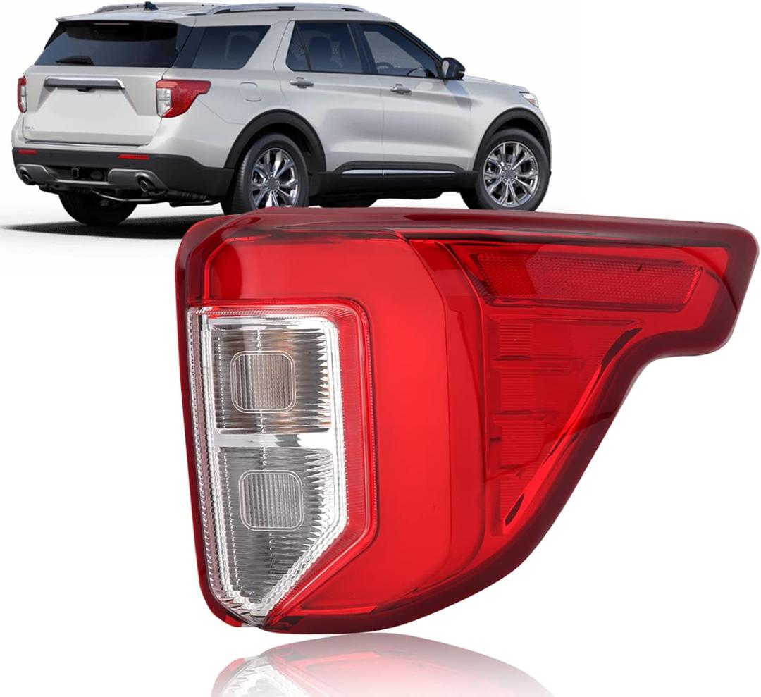 Tail Light Rear Brake Lamp For Ford Explorer 2020 2021 2022 2023 Replaces FO2801275 LB5Z13404F (Right Passenger Side)