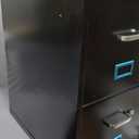 Lorell Fortress Locking Metal File Cabinet, 2-Drawer, 22" x 15" x 28.4", Black