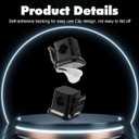 6 Pcs Cord Organizer Holder, Adhesive Charger Cable Holder Clips Organizer Phone Charging Wire USB Keeper Management for Home Office Desk Car Wall Nightstand