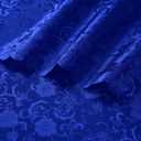 60 Pack Royal Blue Satin Cloth Napkins, 17x17 Inch Satin Napkins Damask Cloth Napkins Jacquard Dinner Napkins Luxurious Cloth Napkin for Wedding Banquet Party Restaurant Dinner Decoration