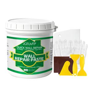 2 x Wall Repair Paste 12 OZ, Drywall Crack & Hole Filler, Fast Drying Spackle for Interior Wall Repair
