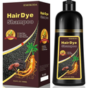 Chestnut Brown Hair Dye Shampoo 3-in-1, Instant & Long-lasting Hair Color Shampoo in Minutes, Gray Hair Coverage for Men & Women, Natural Shampoo Hair Dye for All Hair Types