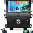 Car Radio for Ford Edge 2011-2015, [2+64] 9 inch Android Touchscreen Stereo with Carplay/Android Auto, GPS Navigation, WiFi, Bluetooth, SWC, Backup Camera, FM/RDS