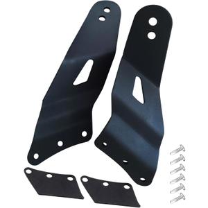 2 Pcs 52" Curved LED Light Bar Mounting Brackets for Upper Windshield - Fits 1999-2006 Chevy Silverado, Tahoe, Suburban, Avalanche & GMC Yukon Sierra