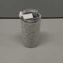 Simple Modern Voyager Tumbler with Flip Lid | Travel Coffee Mug | Insulated Stainless Steel Cold Brew Iced or Hot Coffee Cup | Gifts for Women Men Her Him | 16oz, Cream Leopard