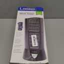 Lasko Oscillating Platinum Desktop Wind Tower Fan, 3-Speeds, Compact, Portable with Handle for Office, Bedroom and Kitchen, 14", Black, 4916