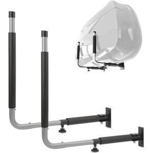 Roof Box Wall Mount, Pair of Car Roof Box Side Wall Mount Foldable & Telescopic for Roof Boxes up to 52 cm Height, Max 50 kg/110 lb Load Capacity