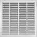 Howeall 24"W x 24"H [Duct Opening Size] Steel Return Air Filter Grille - Removable Face/Door for 1 inch Filters -HVAC Vent Cover Grill - White [Outer Dimensions: 26 5/8"W X 26 5/8"H]