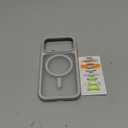 TORRAS Magnetic Shockproof for iPhone 17 Pro Case, Camera Control, Compatible with MagSafe, MilitaryGrade Protection, Stronger Slim Translucent Phone Case for iPhone 17 Pro, Silver White