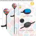 VCUTEKA Solar Garden Lights - Mosaic Solar Lights Outdoor Decor Pathway Light Waterpoof LED Stake Light for Landscape Lawn Patio