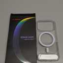 TORRAS Strong Magnetic & Seamless Stand for iPhone 17 Pro Case, Fit for MagSafe, Militray Grade Protection, Camera Control, Built-in Kickstand Slim Case for iPhone 17 Pro Cover, Anti-Yellowing Clear