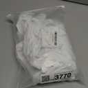 BEAGIMEG Women's Sexy Bodycon Long Sleeves Ruched Square Neck Party Club Midi Dress White Size M