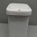 MOPALL Small Bathroom Trash Can with Lid Soft Close, Garbage Can with Press Top Lid & Foot Pedal, Step Trashcan Slim Trash Bin Waste Basket for Toilet, Office, Bedroom, Kitchen, Living Room 2.7 Gallon
