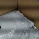 Leinuosen 39 in Ruffle Headboard Pillow for Dorm Twin XL College Bed Reading Bolster Dorm Velvet Triangular Bed Backrest Pillow Cushion for College Reading Support(White)