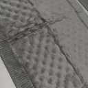 Dog Crate Pad 30x19 inch Gray Memory Foam Dog Bed Mat Small Medium Grey Washable Puppy Sleeping Bed Anti Slip
