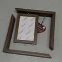 4x6 Rotating Pet Memorial Photo Frame, Double-Sided Remembrance Picture Frame, Sympathy Gift for Loss of Dog or Cat, Wooden Keepsake with Heart Charm