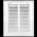 HVAC Premium 26 x 10 Duct Opening Steel Return Air Filter Grille, for 1-inch Filter, Removable Door, Flat Stamped HVAC Vent Cover Grille, Outer Dimensions 28.5 x 12.5