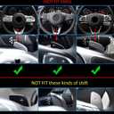 Aluminum-Alloy Steering Wheel Paddle Shifter Extension Compatible with Mercedes Benz A B C CLA CLS E G GL GLA GLC GLE GLS Metris S SL SLC Class (Black)