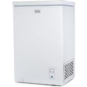 BLACK+DECKER 2.0 Cu. Ft. Compact Chest Freezer, Deep Freezer Holds Up To 70 Lbs. of Frozen Food, Removable Storage Basket, Manual Defrost, White