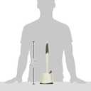 Clorox Under-Rim Toilet Bowl Brush with Corner Storage Caddy, 16 x 5 x 5.5 in