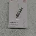 AirFly Pro 2  Bluetooth Adapter for Airplane, Pair 2 AirPods or Wireless Headphones  3.5mm AUX Bluetooth Transmitter and Receiver for Cars, Boats, Treadmills, TVs & More  Airplane Travel Essentials (White)