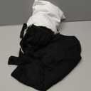 Momcozy Baby Wrap Carrier, Easy to Wear Infant Carrier Slings, Lightweight Hands Free Baby Sling, Adjustable Baby Carriers for Newborn to Toddler 8-35 lbs, Black