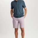 UNIONBAY Mens Ub Tech 9" Stretch Flat Front Classic Chino (36, Poi)