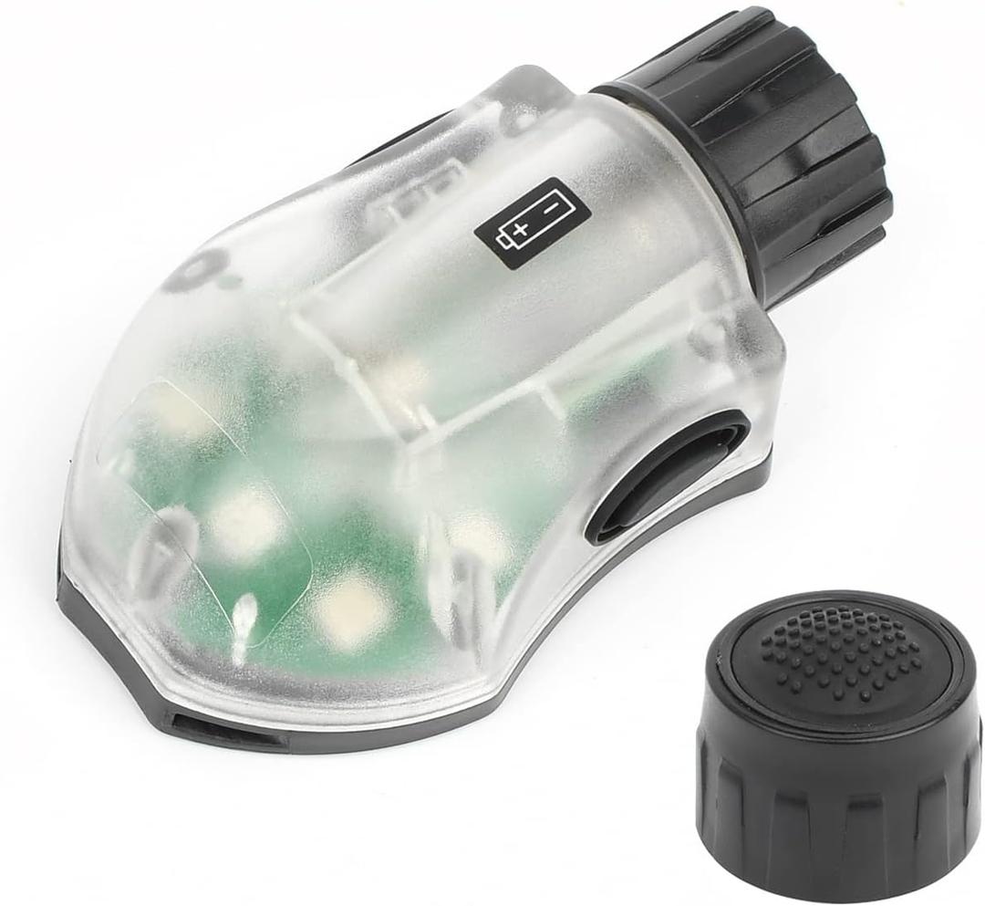 NOBUHIRO Tactical Helmet Signal Light, IR Strobe + 5-Speed Green LED Strobe with Vibration for Survival Identification Hunting Outdoor Sports, BK-GR