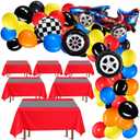 Liluful  Race Car Birthday Party Supplies Decorations