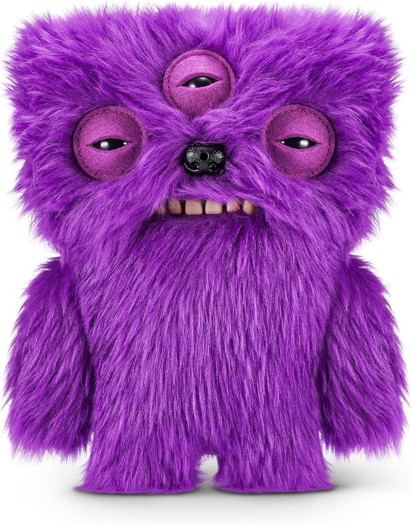 Fuggler Fart Face 9-inch Assortment Series 1 (Alien - Long Pile) by ZURU, Funny Ugly Monster Plush Toy