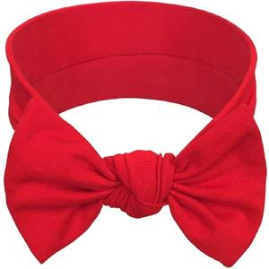 Large Soft Silky Chiffon Hair Bow Clips Big Bowknot Barrettes French Hair Bows for Women and Girls(Red)